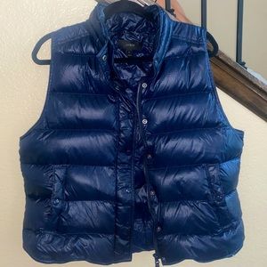 Navy blue J.crew vest
